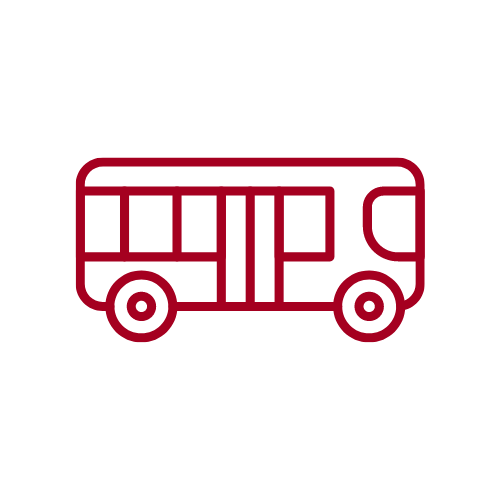 Icon Bus von der Seite