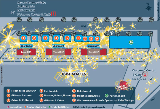 Standplan Bootshafen