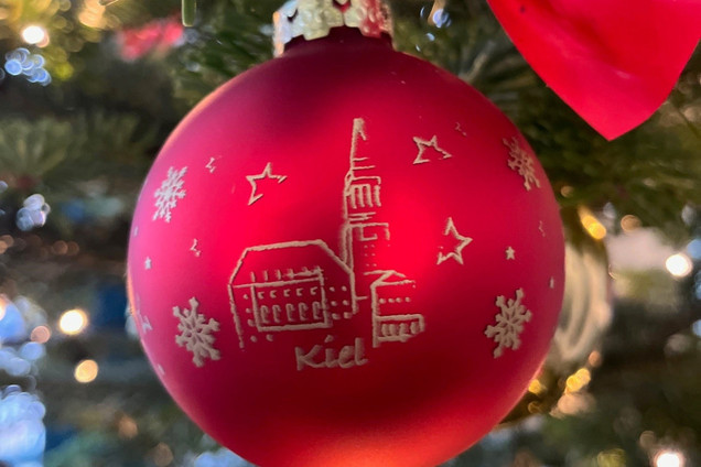 Kiel.Sailing.City Christmas ornament